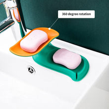4858c plastic double layer soap dish holder decorative storage holder box for bathroom kitchen easy cleaning soap saver