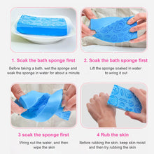 6234 ultra soft exfoliating sponge dead skin remover sponge for body face scrubber for women and men
