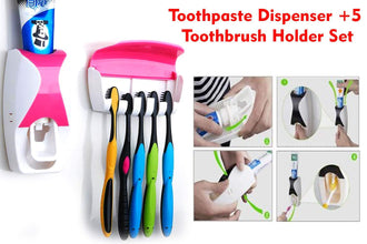 200 Toothpaste Dispenser & Tooth Brush with Toothbrush 
