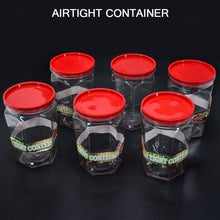 2299 air tight kitchen storage container for rice dal atta bpa free flour cereals snacks stackable modular round approx 1100ml set of 6pcs