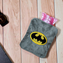 6505 batman small hot water bag with cover for pain relief neck shoulder pain and hand feet warmer menstrual cramps