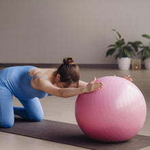 9091 anti burst 65 cm exercise ball with inflation pump non slip gym ball for yoga pilates core training exercises at home and gym suitable for men and women