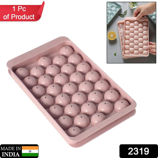 2319 Plastic Round Bpa Free Reusable Ice Cube Ice Ball Mold / Lollipop Candy Maker (20X12Cm) - F4mart