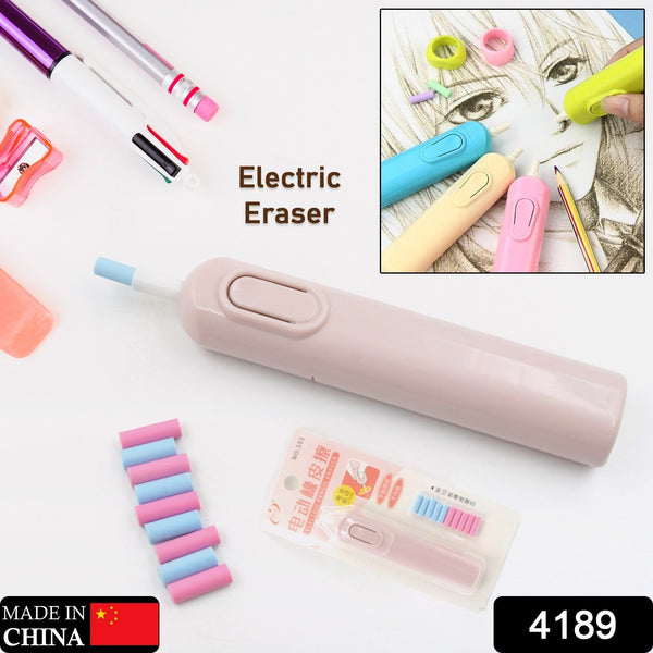 4189 eletric pencil eraser with 10refill