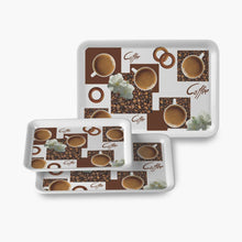 serving tray set pack of 3 pcs small medium large multicolour