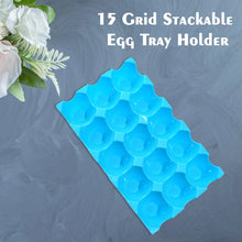 2116 15 cavity plastic egg tray egg trays for storage with 15 eggs holder 4 pc set