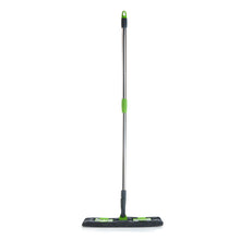 8710 multipurpose wet and dry cleaning microfiber flat mop floor cleaning mop with 360 degree rotating head and telescopic handle steel rod long handle dry mops standard 1 piece multi colour