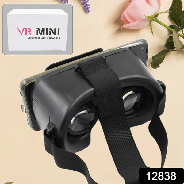 12838 3D VR Glasses Virtual Reality Goggles Headset for All SmartphoneÂ VR Goggles-For 3D VR Movies Video Games (1 Pc)