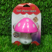 0254 Automatic Night Sensor Mushroom Lamp (0.2 watt, Multicolour) 