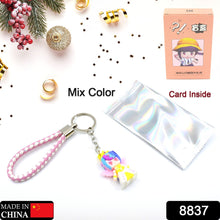 8837 cute keychain with card