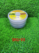 0093 plastic 3 compartment sprout maker white