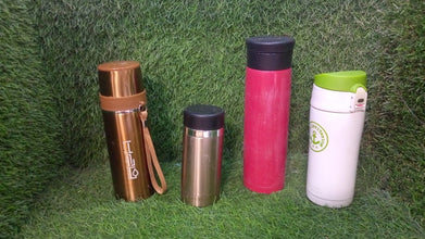 6849 Mix Size And Design Stainless Steel Vacuum Bottle With Cup Lid ÃƒÂ¢Ã‚â€šÃ‚Â¬Ã‚â‚¬Ã…â€™ Thermos For Hot & Cold Drinks Or Food-Thermos For Travel (1Pc)