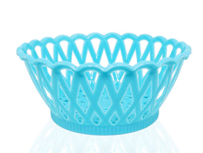 2088 Multipurpose Round Storage Plastic Basket Tray (3pcs) 
