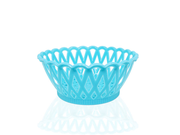 2088 Multipurpose Round Storage Plastic Basket Tray (3pcs) 