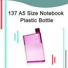 notebook plastic bottle