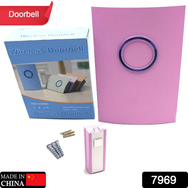 7969 wireless doorbell doorbell wireless doorbell wireless 100m remote waterproof wireless doorbell many tones ip44 waterproof door bell for home