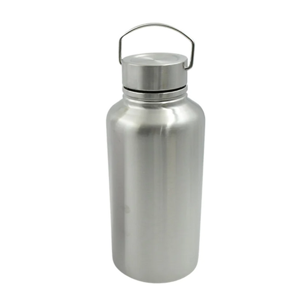Big Stainless Steel Water Bottle With Handle, Fridge Water Bottle, Stainless Steel Water Bottle Leak Proof, Rust Proof, Hot & Cold Drinks, Gym Sipper Bpa Free Food Grade Quality, Steel Fridge Bottle For Office/Gym/School (Big)