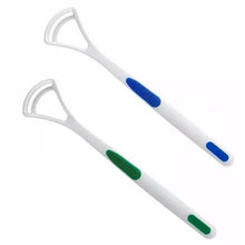 tongue cleaner brush with silica handle
