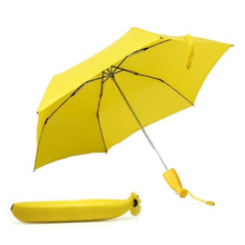 1639 stylish banana shaped mini foldable umbrella 1