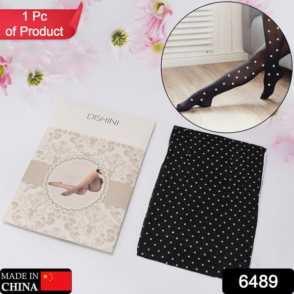 6489 body stocking cloth white dot design stocking cloth with elastic cloth best soft material cloth 1