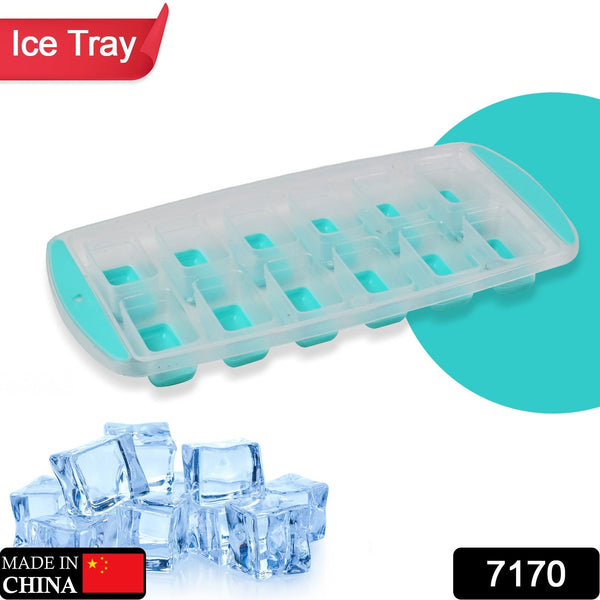 7170 12 grid silicon ice cubes making tray food grade square ice cube tray easy release bottom silicon tray
