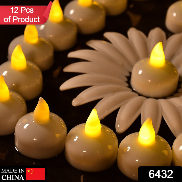 6432 set of 24 flameless floating candles battery operated tea lights tealight candle decorative wedding