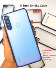 23401 smoke back cover smoke translucent shock proof smooth protective matte back case cover with camera protection dual protection case man woman cover smoke cover case vivo