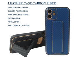 oppos premium leather carbon fiber hard case covers hard case mobile phone cover back case cover bumper protection shockproof protective phone case full camera protection