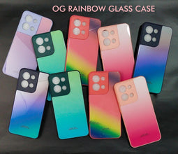oppos rainbow shining hard case covers hard case mobile phone cover back case cover bumper protection shockproof protective phone case full camera protection