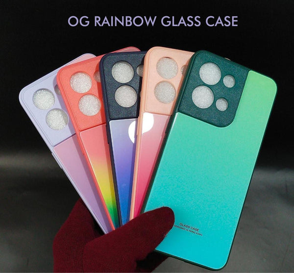 redmis rainbow shining hard case covers hard case mobile phone cover back case cover bumper protection shockproof protective phone case full camera protection