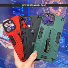 iphones clip on with holding stand hard case covers hard case mobile phone cover back case cover bumper protection shockproof protective phone case full camera protection