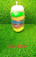 2630 plastic scrubber round nylon scrubbers pack of 6