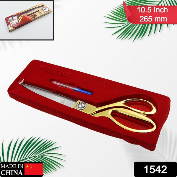 stainless steel tailoring scissor sharp cloth cutting for professionals golden