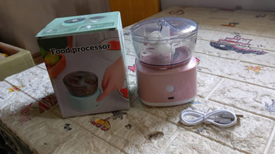 5769 portable mini food processor chopper electric veggie chopper 3 blades with charching cable type c vegetable chopper garlic chopper food grinder for chopping ginger pepper chili onion fruit meat