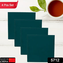 5536 leather sqaure coaster 1pc