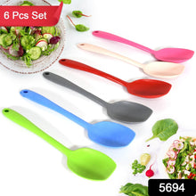 multipurpose-silicone-spoon-silicone-basting-spoon-non-stick-kitchen-utensils-household-gadgets-heat-resistant-non-stick-spoons-kitchen-cookware-items-for-cooking-and-baking-6-pcs-set