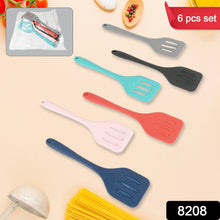 multipurpose silicone spoon silicone basting spoon non stick kitchen utensils household gadgets heat resistant non stick spoons kitchen cookware items for cooking and baking 6 pcs set 3
