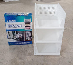 7732 3layer foldable drawer