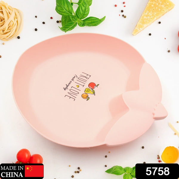 5758 plastic strawberry plate 1pc