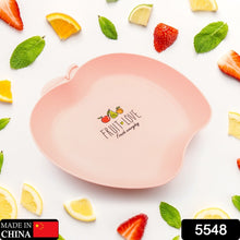 5548 plastic apple shape plate 1pc