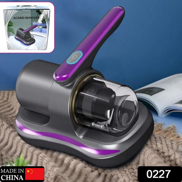 0227 powerful suction portable handheld vacuum cleaner low noise vacuum cleaner for bed cordless vacuum cleaner for car seat crevices pillows mattresses sofas wireless anti dust and mite cleaner