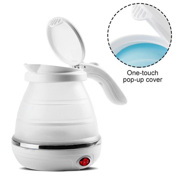 2137 silicone foldable collapsible electric water kettle camping boiler 1