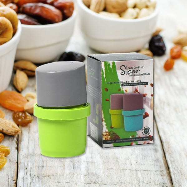 Plastic Dry Fruit and Paper Mill Grinder Slicer, Chocolate Cutter and Butter Slicer with 3 in 1 Blade, Standard, Multicolor F4Mart