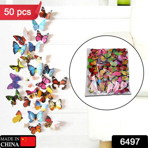 BUTTERFLY 3D NIGHT LAMP COMES WITH 3D ILLUSION DESIGN SUITABLE FOR DRAWING ROOM, LOBBY. (Pack Of 50) F4Mart