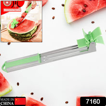 Stainless Steel Washable Watermelon Cutter Windmill Slicer Cutter Peeler for Home/Smart Kitchen Tool Easy to Use F4Mart