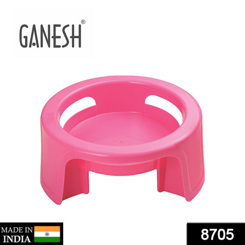 Ganesh Multipurpose Unbreakable Plastic Matka Stand/Pot Stand F4Mart
