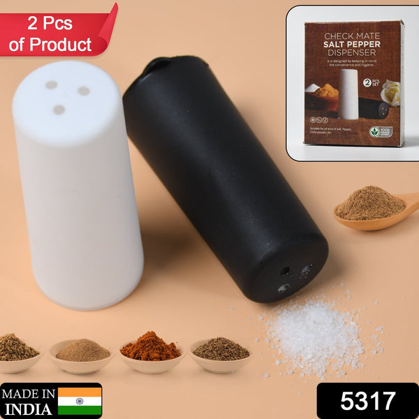 Salt Pepper Dispenser Dining Table Spice Storing Use & New Look Dispenser For Home & Hotel Use F4Mart