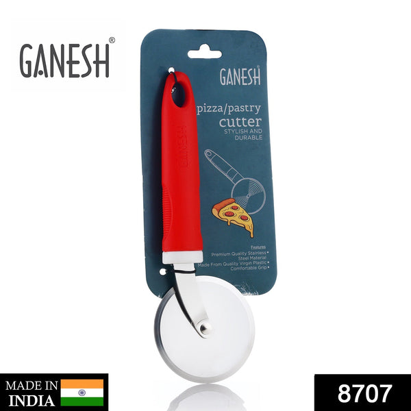 Ganesh GANESH PIZZA / PASTRY CUTTER Wheel Pizza Cutter (Stainless Steel) F4Mart
