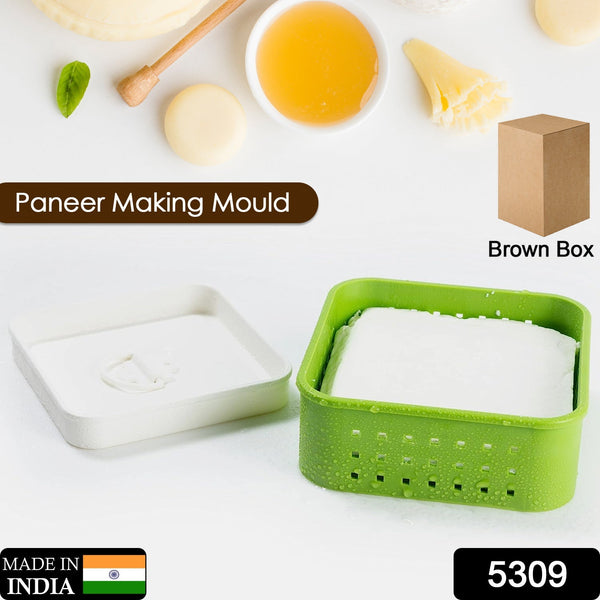 Square Shape Paneer Maker, Paneer Mould, Tofu, Sprouts Mould Press Maker, Plastic Paneer Making Mould, Paneer Maker with Lid F4Mart