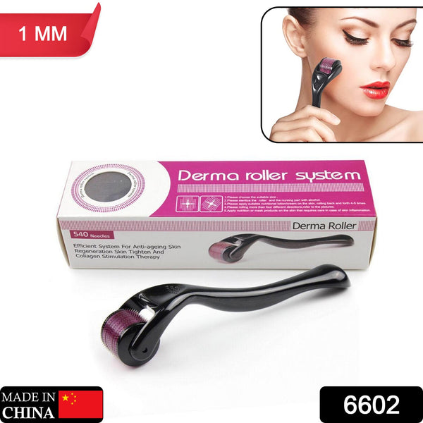 Derma Roller Anti Ageing and Facial Scrubs & Polishes Scar Removal Hair Regrowth (1mm) F4Mart